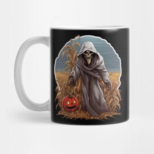 Grim Reaper In A Cornfield Mug